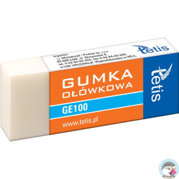 Gumka ołówkowa GE100 TETIS