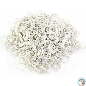 Gumki recepturki 1kg średnica 100mm białe 1,5x1,5mm gure100x1.5x1.5 EMERSON