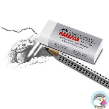 Gumka plastikowa mała DUST FREE 187130 FABER-CASTELL