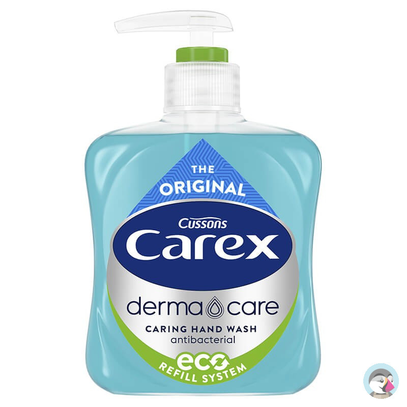 Mydło w płynie z dozownikiem CAREX 250ml. ORIGINAL