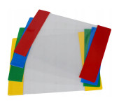 Okładki na zeszyty szkolne A4 kolorowe 25 sztuk 30x43,7cm OZK-02 BIURFOL