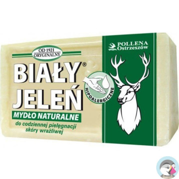 Mydło w kostce BIAŁY JELEŃ 150g naturalne w folii