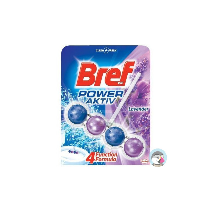 Zawieszka WC BREF POWER AKTIV 50g kulki Lawenda