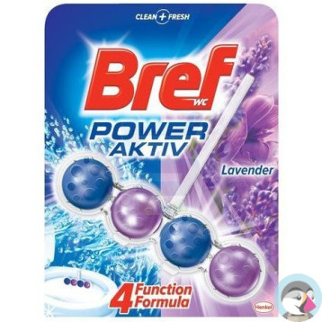 Zawieszka WC BREF POWER AKTIV 50g kulki Lawenda
