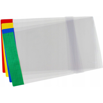 Okładki regulowane na książki i zeszyty B5 kolorowe 25 sztuk 25,3x35,6-37,2cm OZK-45 BIURFOL Okładki regulowane na książki i zeszyty B5 kolorowe 25 sztuk 25,3x35,6-37,2cm OZK-45 BIURFOL