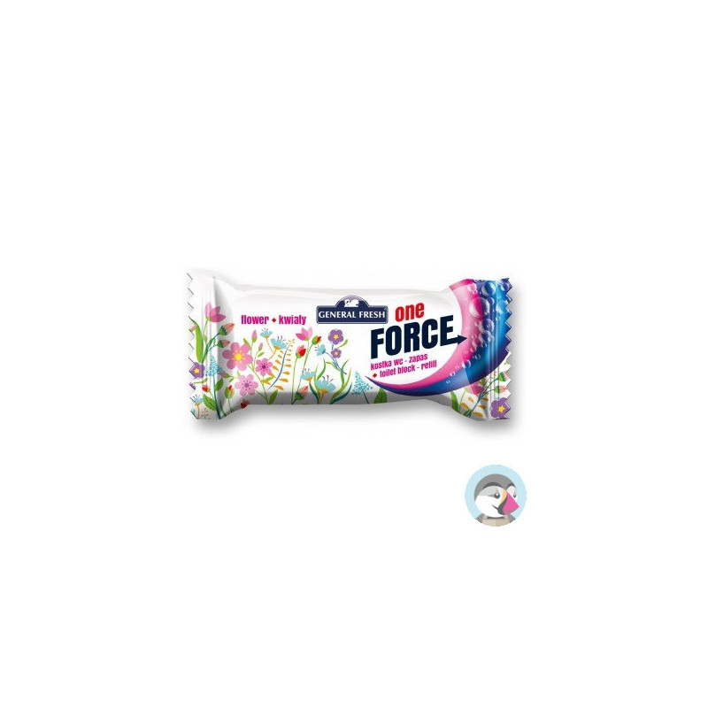 Kostka zapas do WC FORCE ONE 40g kwiatowy 16369