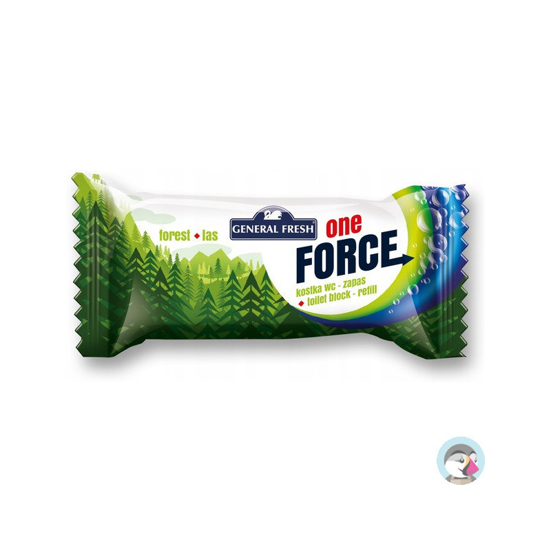 Kostka zapas do WC FORCE ONE 40g leśny