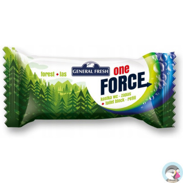 Kostka zapas do WC FORCE ONE 40g leśny