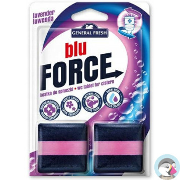 Kostka do WC BLU FORCE do spłuczki 50g (2 sztuki) lawenda GENERAL FRESH