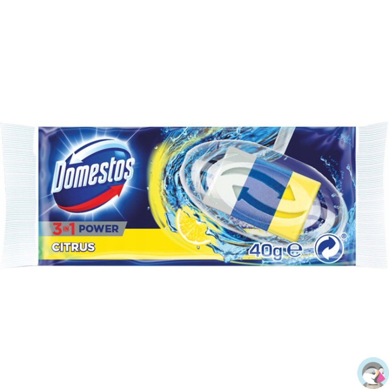 Kostka do WC DOMESTOS zapas 40g / 35g citrus