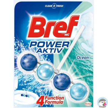 Zawieszka WC BREF POWER AKTIV 50g kulki Ocean 625227