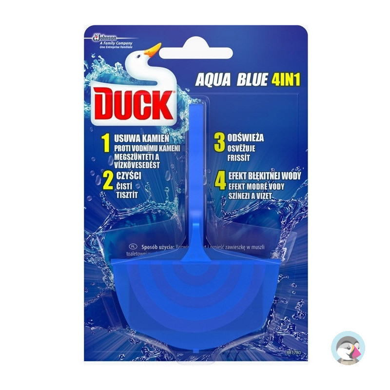 Zawieszka do WC DUCK Aqua Blue 40g 4w1
