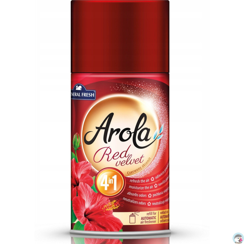 Wkład do odświeżacza AROLA 250ml czerwony aksamit GENERAL FRESH