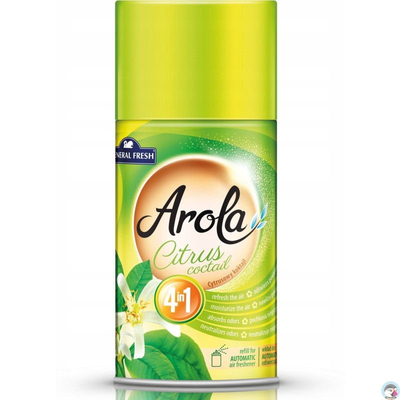 Wkład do odświeżacza AROLA 250ml cytrusowy koktajl GENERAL FRESH