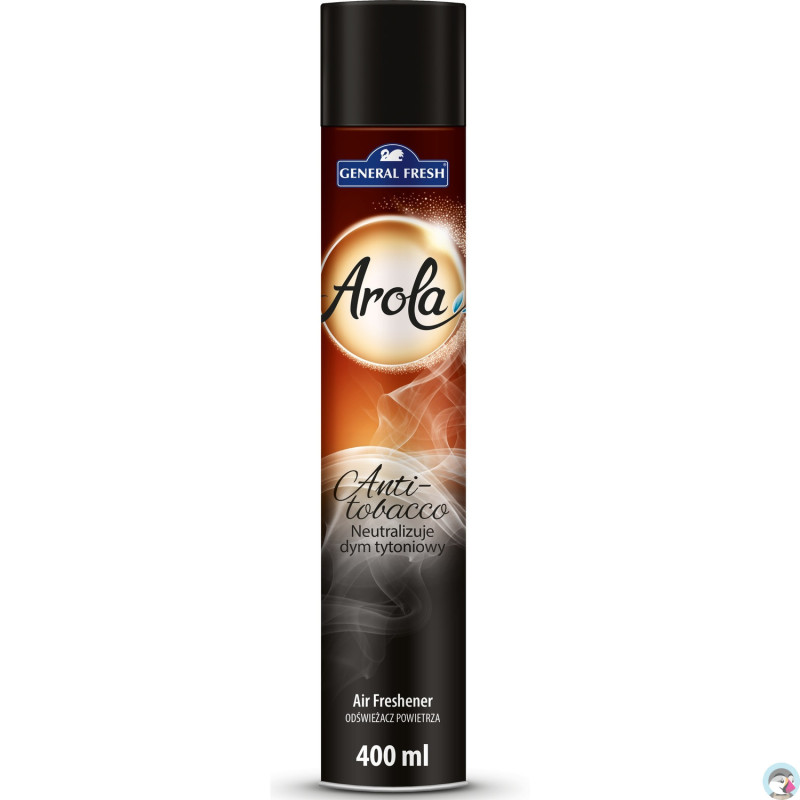 Odświeżacz powietrza AROLA Spray 400ml antytabak GENERAL FRESH