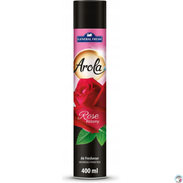 Odświeżacz powietrza AROLA Spray 400ml róża GENERAL FRESH