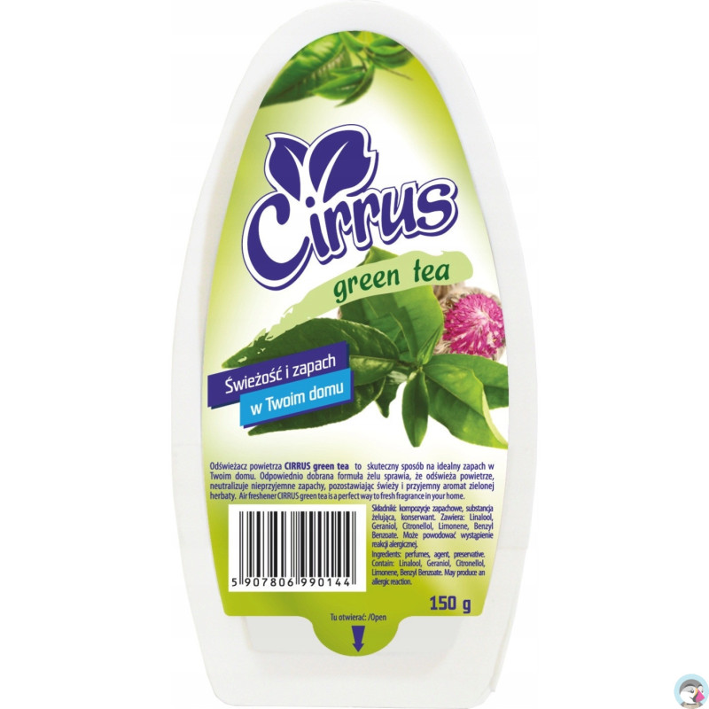 Odświeżacz żel 150g green tea 207541 CIRRUS