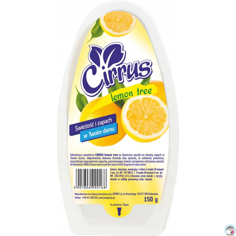 Odświeżacz żel 150g lemon tree 207543 CIRRUS