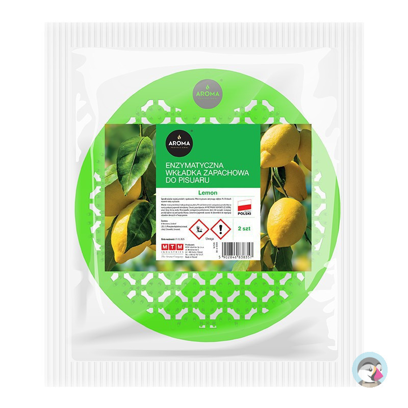 Wkładka zapachowa enzymatyczna do pisuaru Lemon (2szt.) AROMA PROFESSIONAL