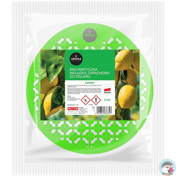 Wkładka zapachowa enzymatyczna do pisuaru Lemon (2szt.) AROMA PROFESSIONAL