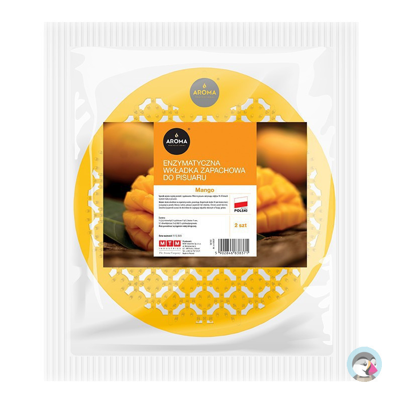 Wkładka zapachowa enzymatyczna do pisuaru Mango (2szt.) AROMA PROFESSIONAL