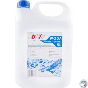 Woda demineralizowana POPIS 5l