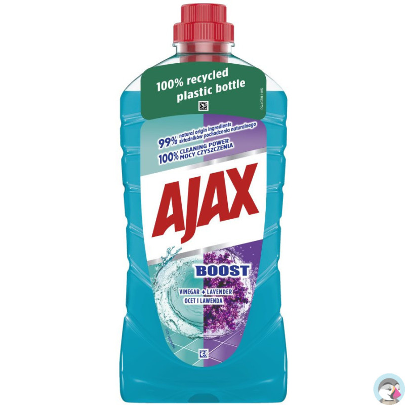 Płyn do mycia podłóg AJAX BOOST SODA 1l Lawenda  90221