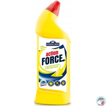 Płyn do WC 1000ml zagęszczony Cytryna ACTION FORCE GENERAL FRESH