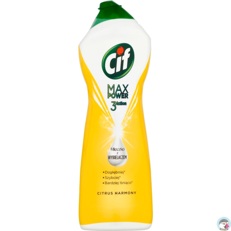 Mleczko CIF czyszczące 1001g Max Power Citrus Harmony