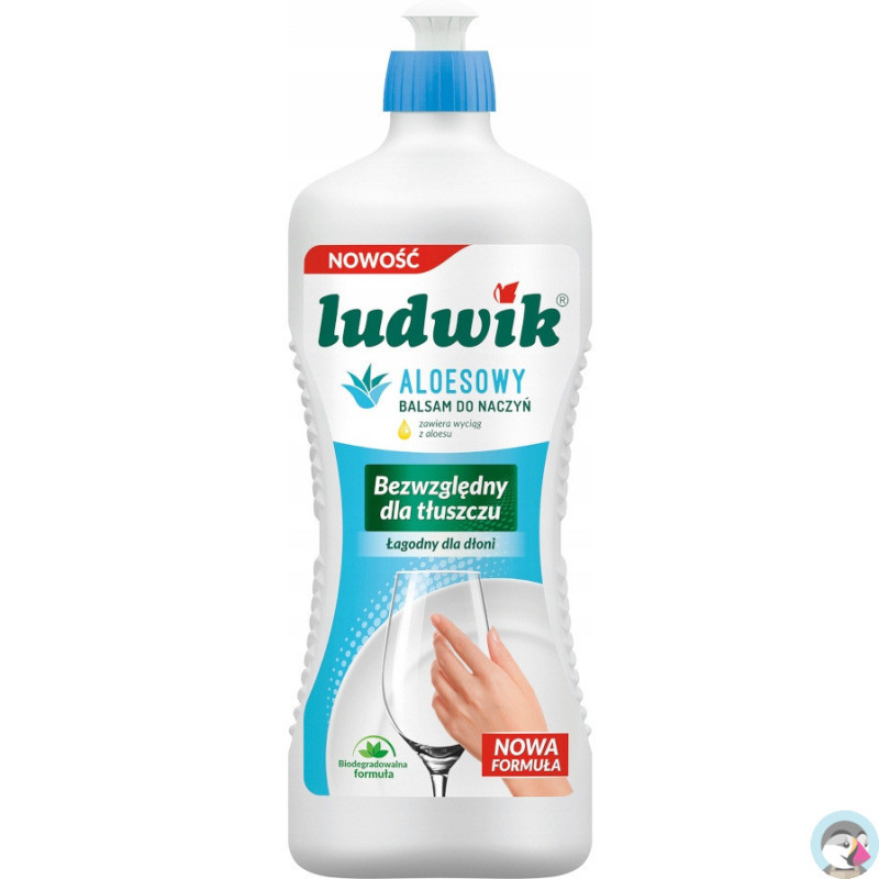 Płyn do naczyń LUDWIK 900g balsam aloesowy