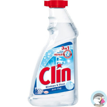 Płyn do szyb CLIN 500ml uzupełnienie Anti-Fog