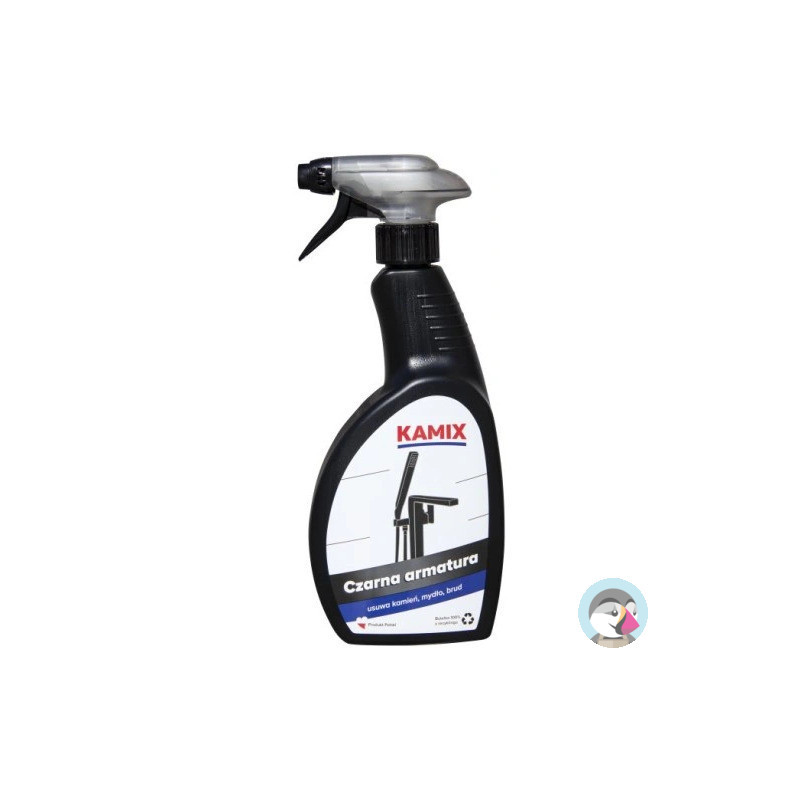Płyn KAMIX CZARNA ARMATURA do czyszczenia kolorowej armatury 500ml