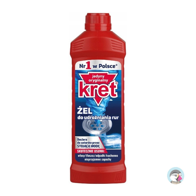 Żel do udrażniania rur KRET 500g  1007152