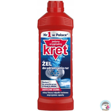 Żel do udrażniania rur KRET 500g  1007152