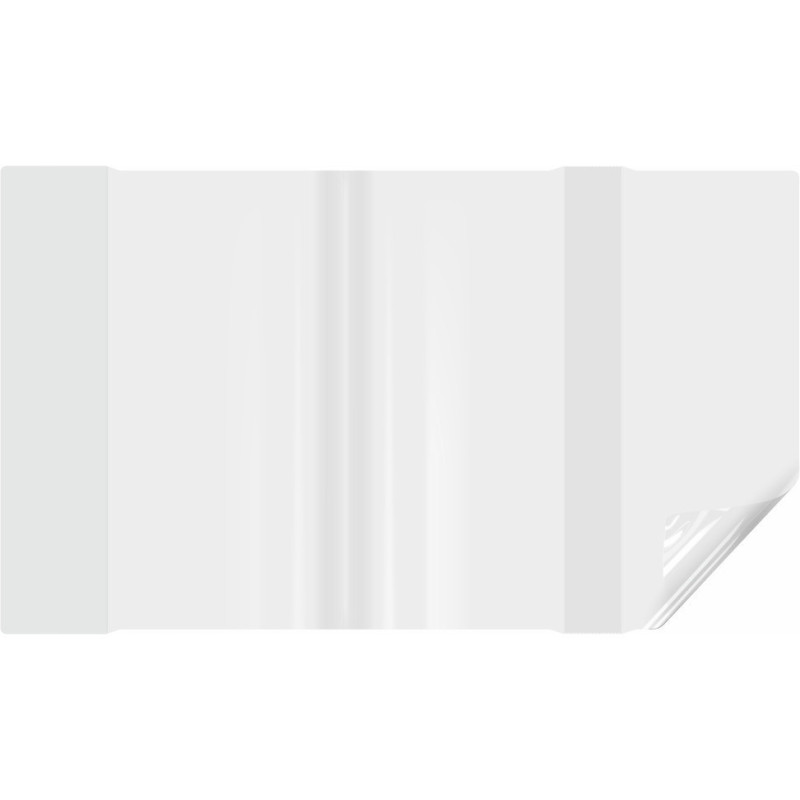 Okładki regulowane na książki i zeszyty B7 bezbarwne 25 sztuk 23,6x32-34,7cm OZB-41 BIURFOL