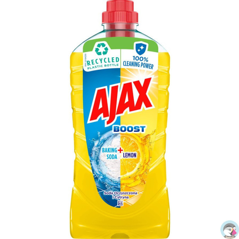 Płyn do mycia podłóg AJAX BOOST SODA 1l Cytryna  90160