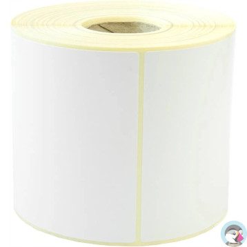 Etykieta termiczna na roli BULK 100x150mm (500szt) gilza 40mm eco/białe/zaokrąglone rogi