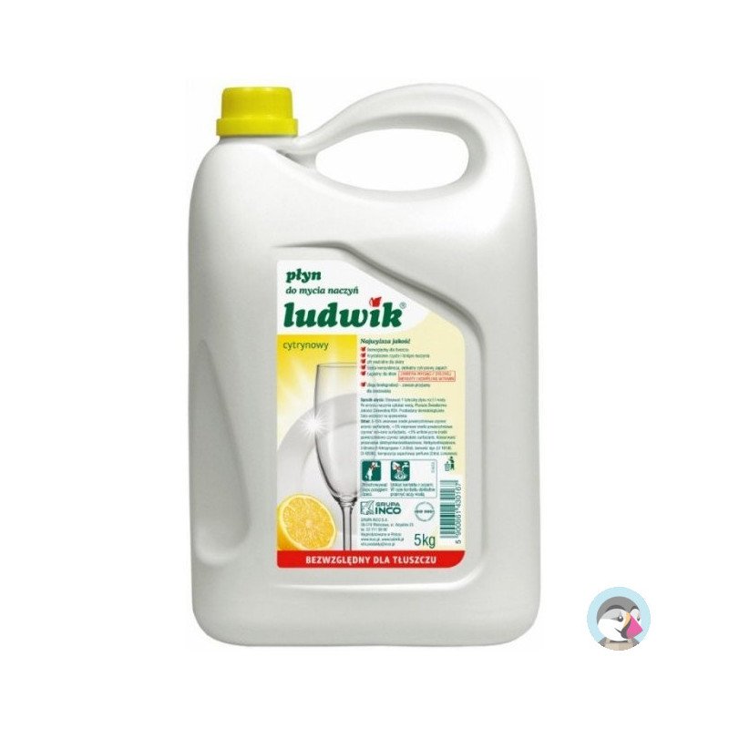 Płyn do naczyń LUDWIK 5kg cytrynowy