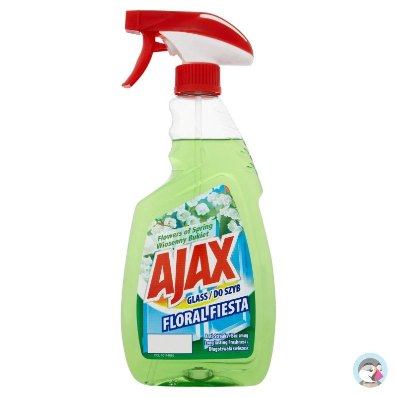 Płyn spray do mycia szyb AJAX 500ml Floral Fiesta ( zielony )