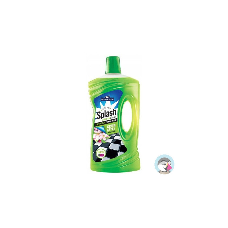 Płyn do mycia SPLASH uniwersalny 1L zielone jabłko GENERAL FRESH
