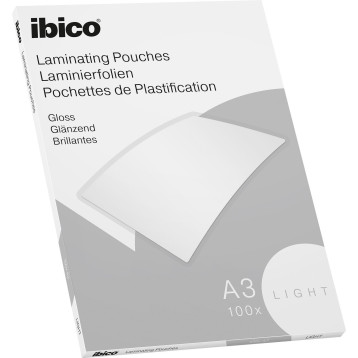 Folia do laminacji IBICO Light A3 75 mic 100 sztuk 627311 Folia do laminacji IBICO Light A3 75 mic 100 sztuk 627311