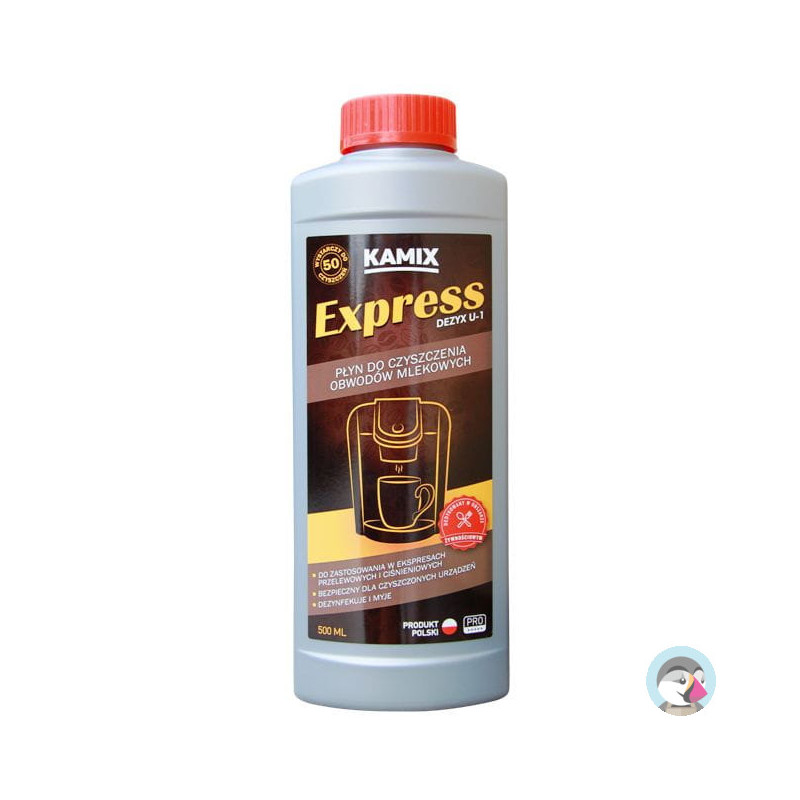Płyn KAMIX EXPRESS DEZYX U-1 do czyszczenia przewodów mlekowych w ekspresach 500ml