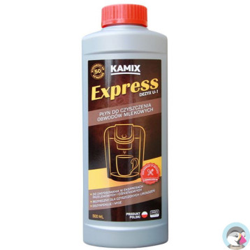 Płyn KAMIX EXPRESS DEZYX U-1 do czyszczenia przewodów mlekowych w ekspresach 500ml