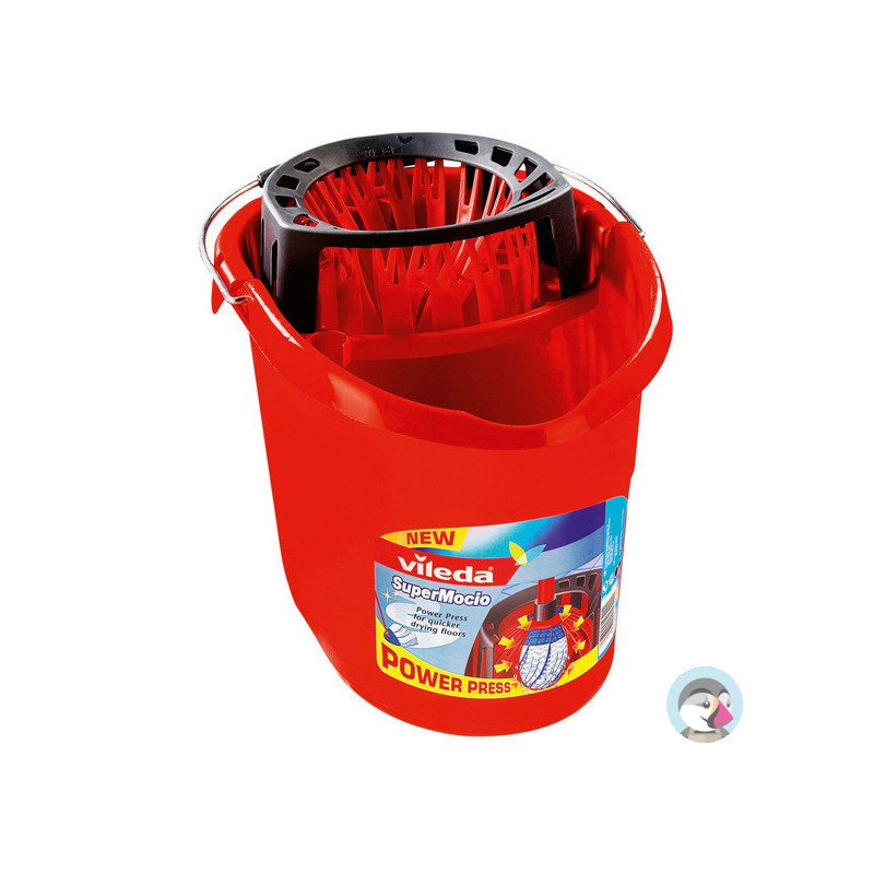 Wiadro z wyciskaczem do mopa paskowego VILEDA Super Mocio 128767