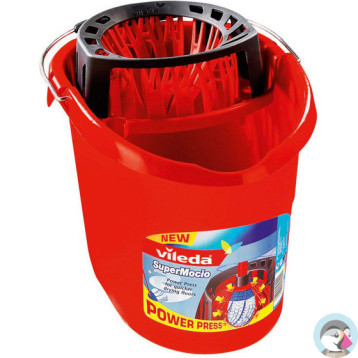 Wiadro z wyciskaczem do mopa paskowego VILEDA Super Mocio 128767