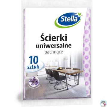 Ściereczki uniwersalne o zapachu lavendy(10)ST1-PS-5571 STELLA