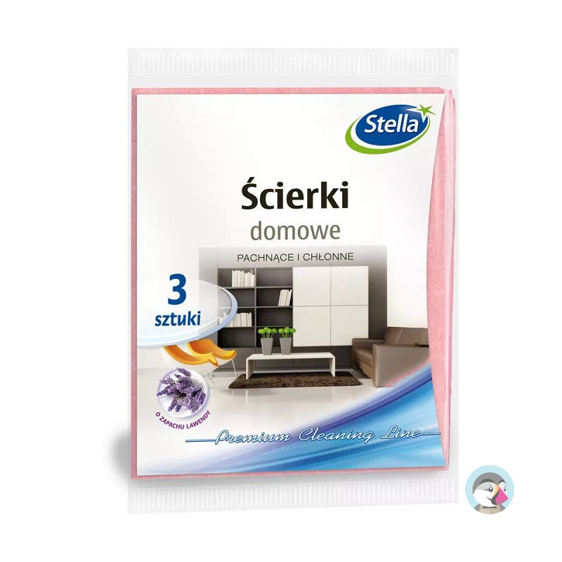 Ścierki domowe o zapachu lawendy 3 sztuki PS-0982
