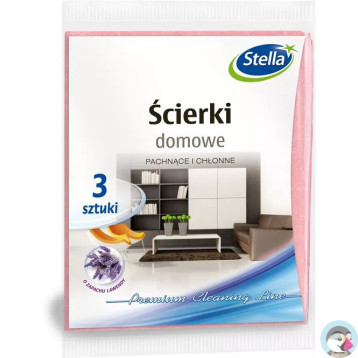 Ścierki domowe o zapachu lawendy 3 sztuki PS-0982