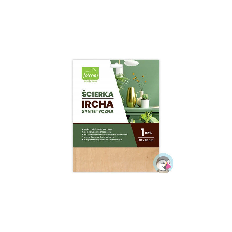 Ścierka IRCHA syntetyczna 30x40cm FOLCOM ŚC02/20/11