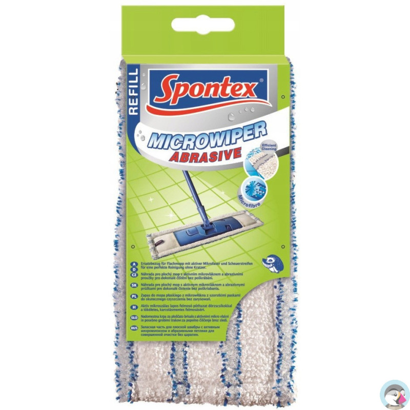 Mop płaski zapas Microwiper Abrasive 97050142 SPONTEX